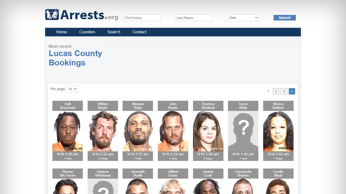 Lucas County Arrests and Inmate Search